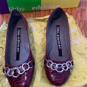 Hardly worn-burgundy